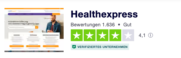 Healthexpress Trustpilot DE
